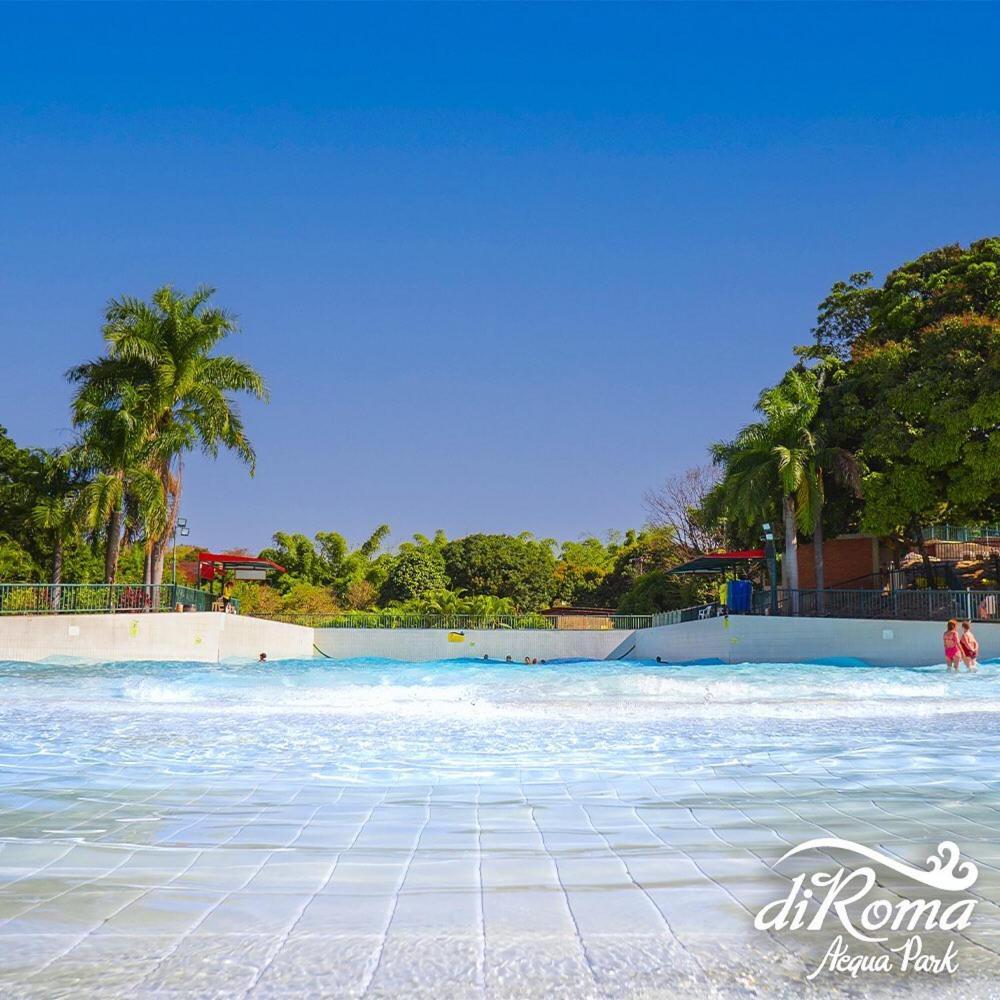 Апарт готель Piazza Diroma Acesso Diroma Acqua Park Gratuito Star Temporada Калдас-Новас Екстер'єр фото