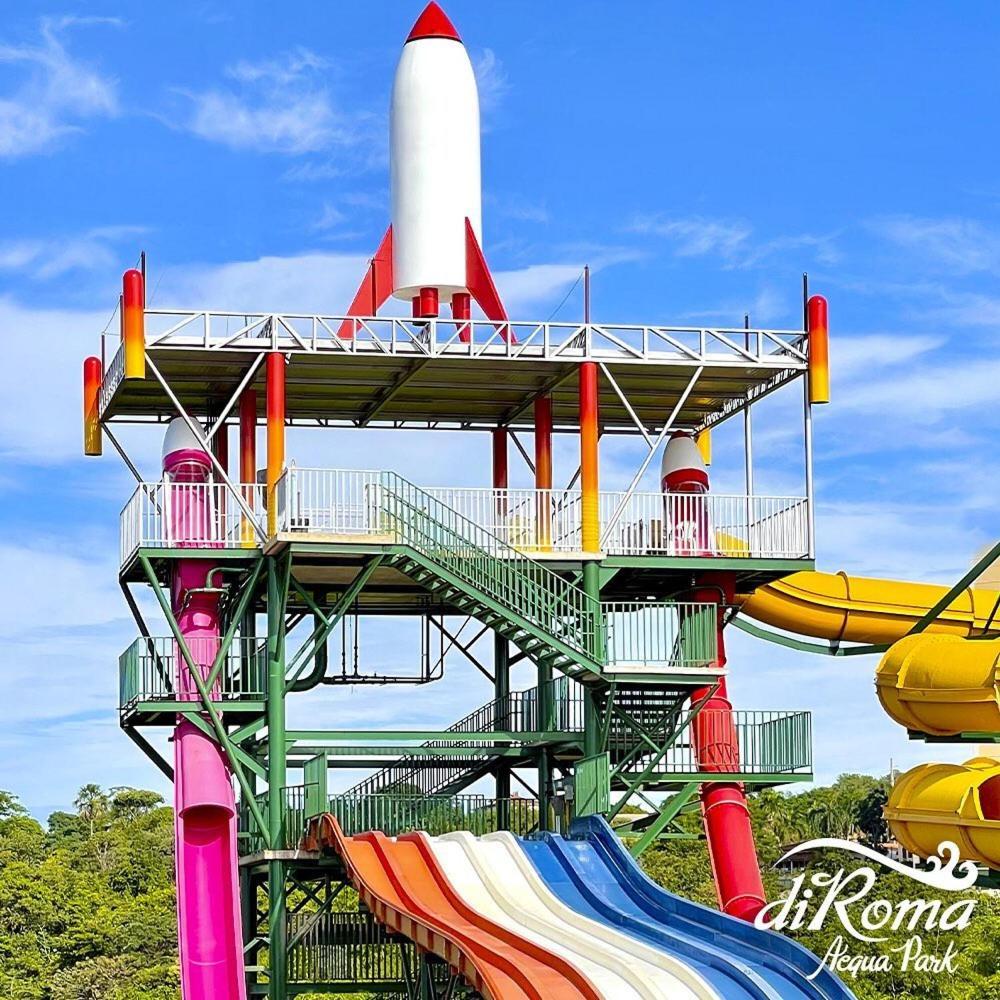 Апарт готель Piazza Diroma Acesso Diroma Acqua Park Gratuito Star Temporada Калдас-Новас Екстер'єр фото